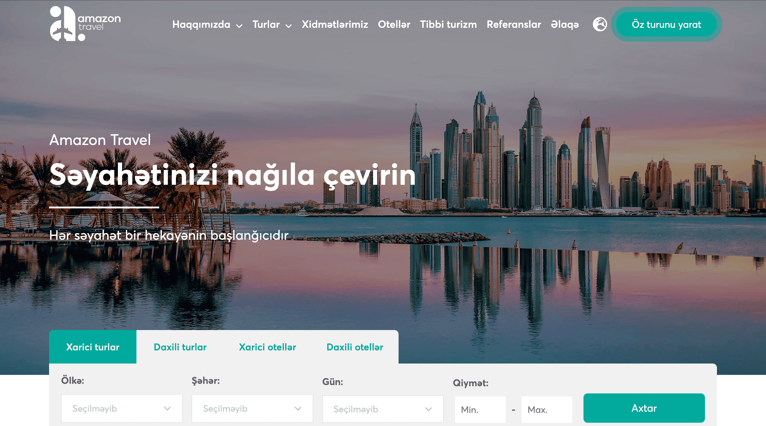 amazontravel-vebsite-sekili